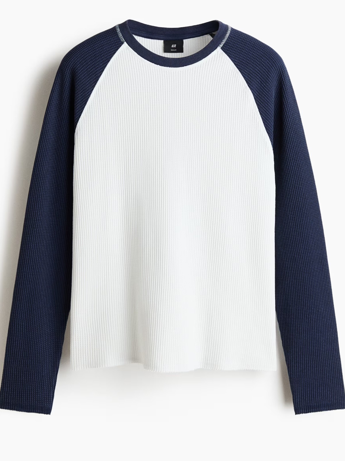 Slim Fit Waffled jersey top
