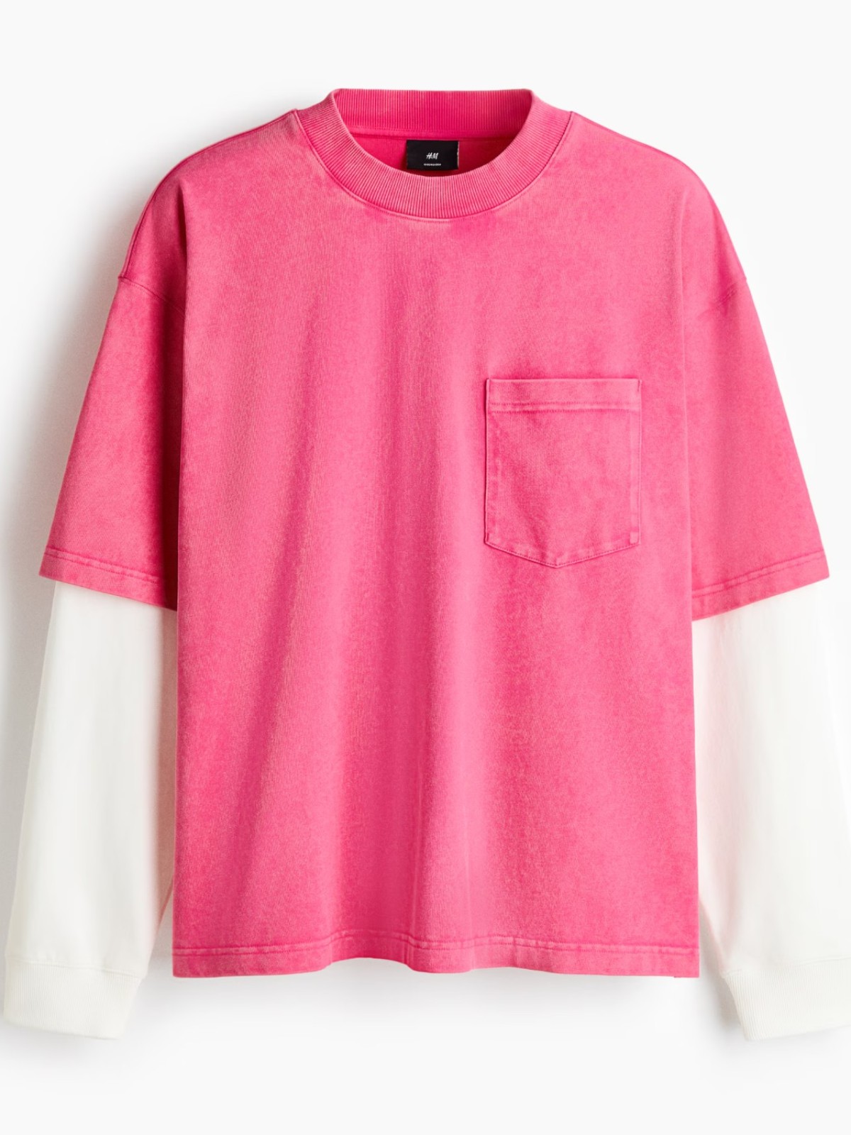 Oversized Fit Layered cotton top